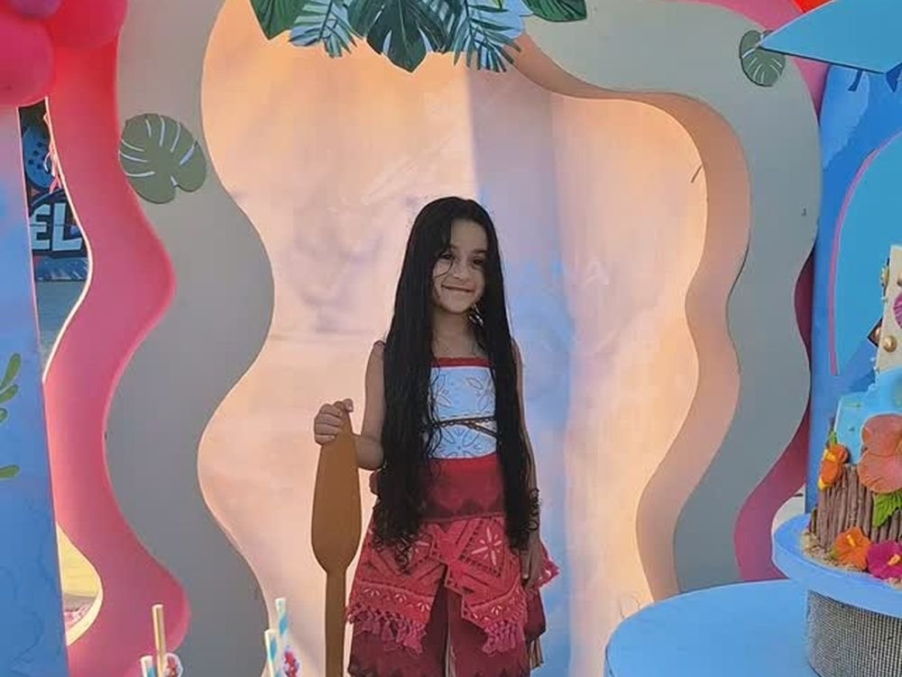 Themed children's birthday party setup